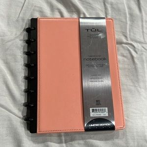 TUL brand discbound notebook. Junior Size. Peach color
